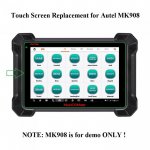 Touch Screen Panel Digitizer Replacement for Autel MaxiCOM MK908